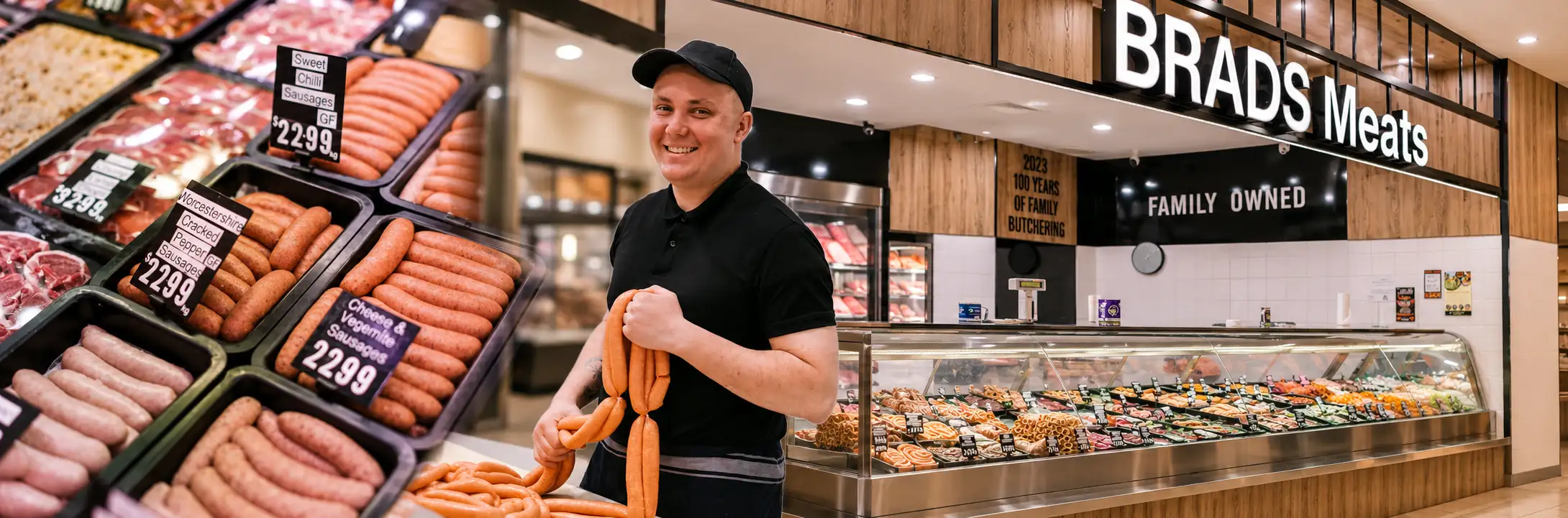 Brad’s Meats Banner